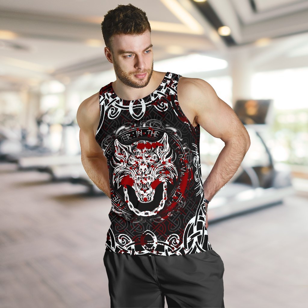 Viking Men's Tank Top Fenrir Viking Blood 3D