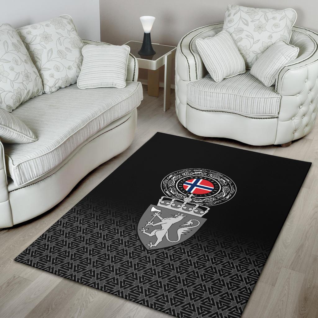 Viking Area Rug - Norway Coat Of Arms