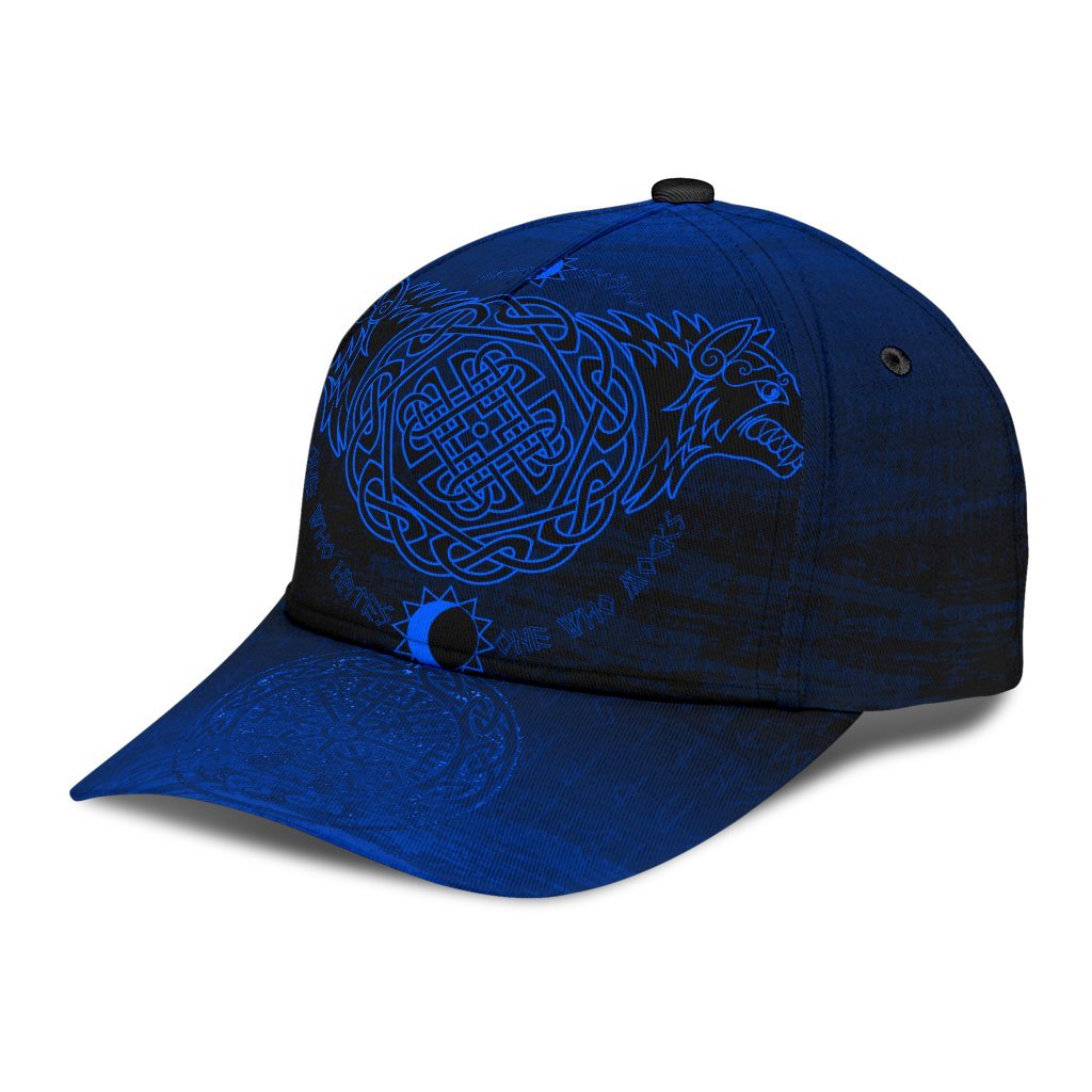 Viking Classic Cap Skoll And Hati Blue