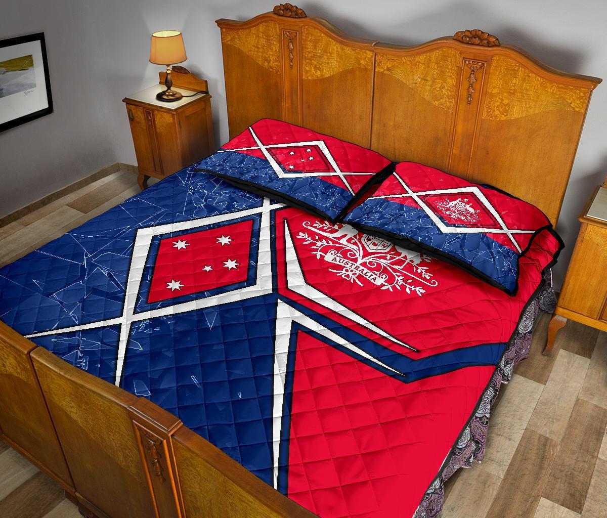 Quilt Bed Set - Aussie Flag