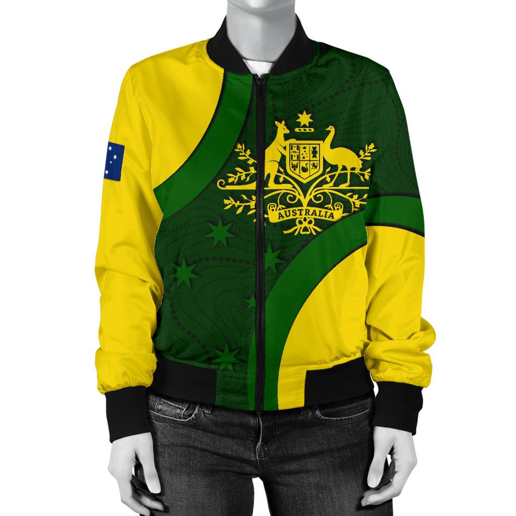 Bomber Jacket - Australia Coat of Arms Jacket National Colors