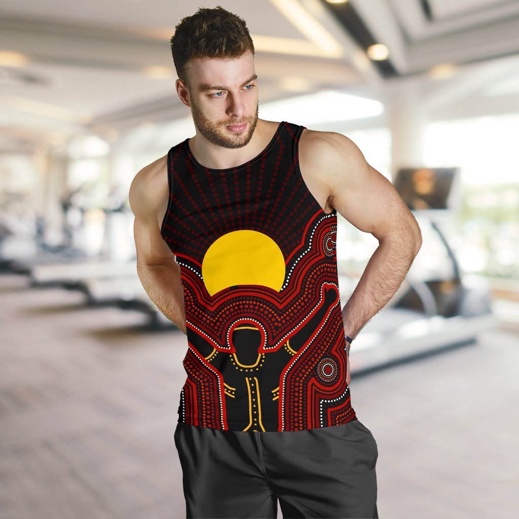 Aboriginal Men's Tank Top - The Sun Always Shines
