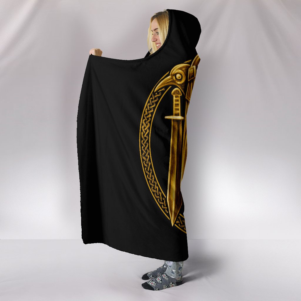 Viking Hooded Blanket Norse God Odin