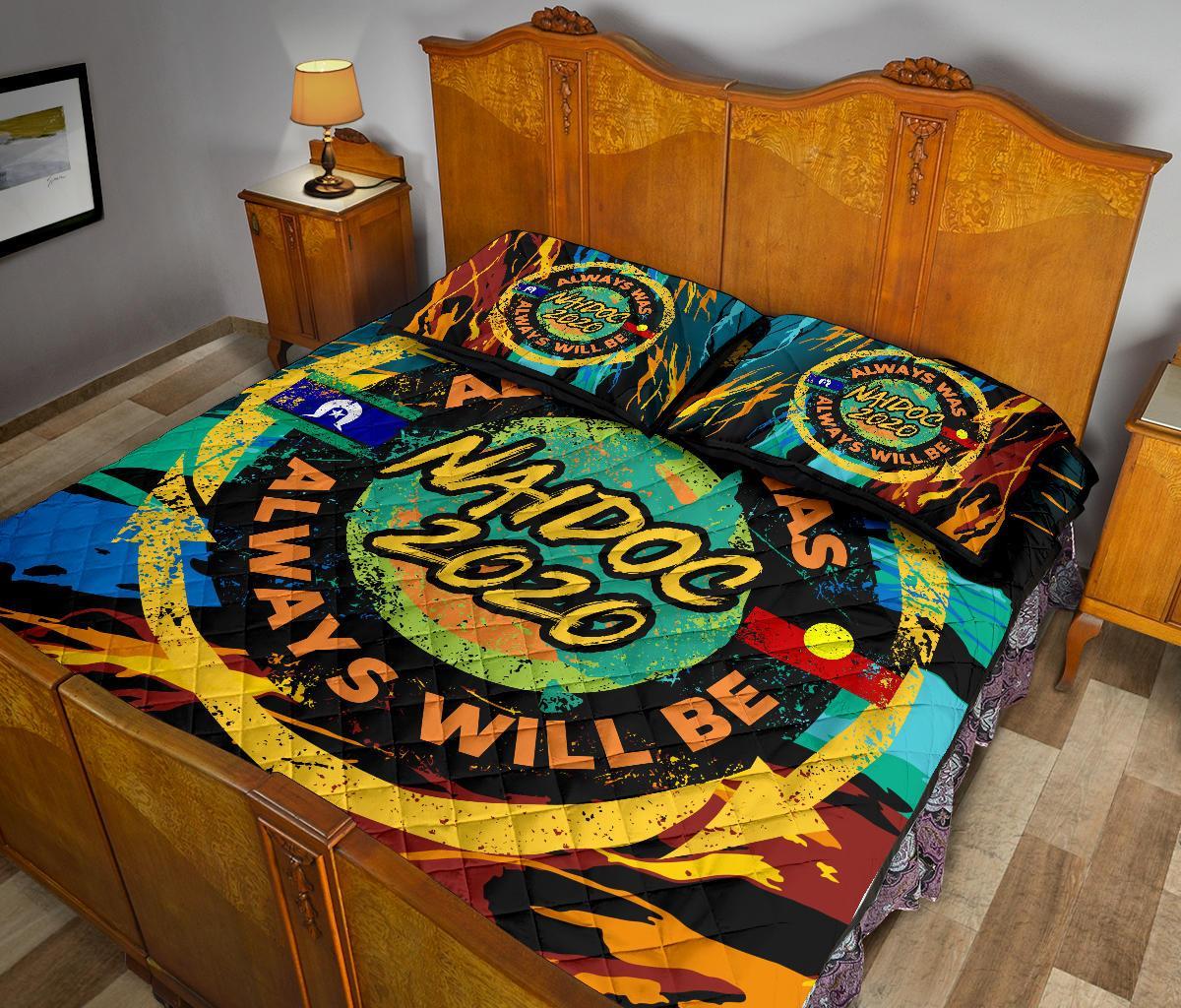 Quilt Bed Set - Naidoc Always Was, Always Will Be