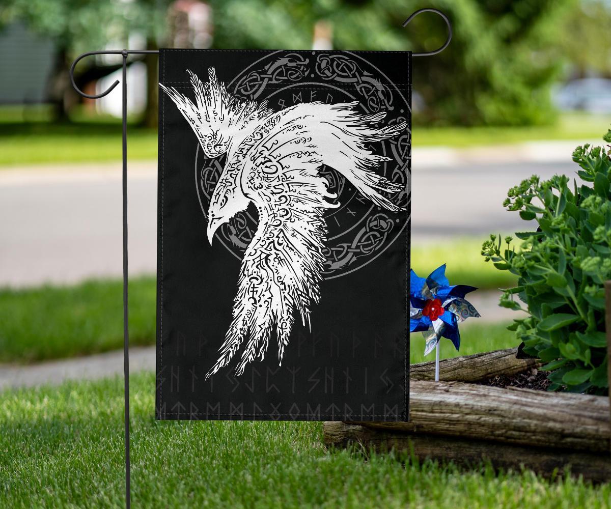 Viking Garden Flag Mystical Raven Tattoo Special