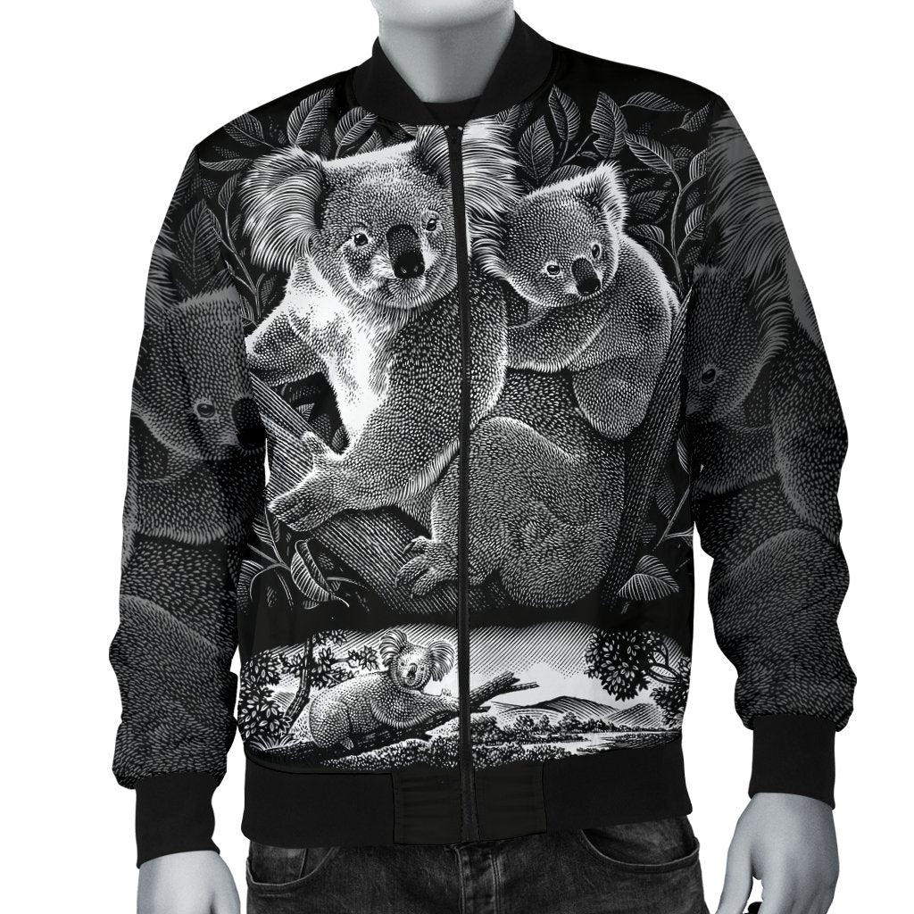 Bomber Jacket - Koala Jacket Family Koala