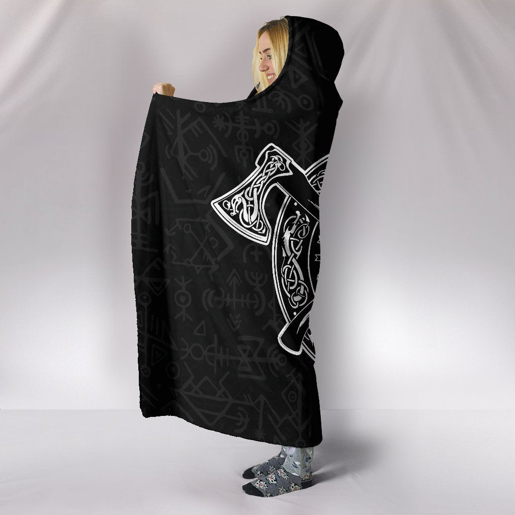 Viking Hooded Blanket Helmet Style