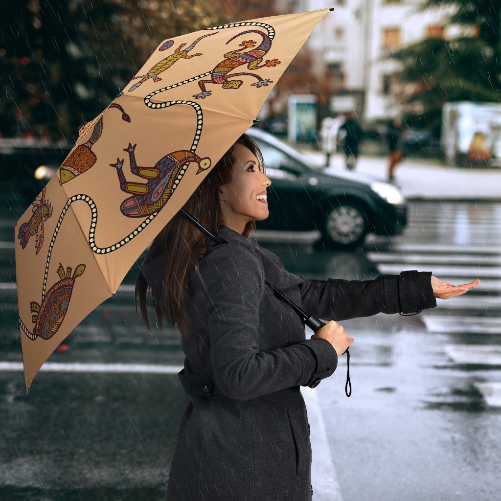 Umbrellas - Australian Animals Umbrellas Aboriginal Pattern