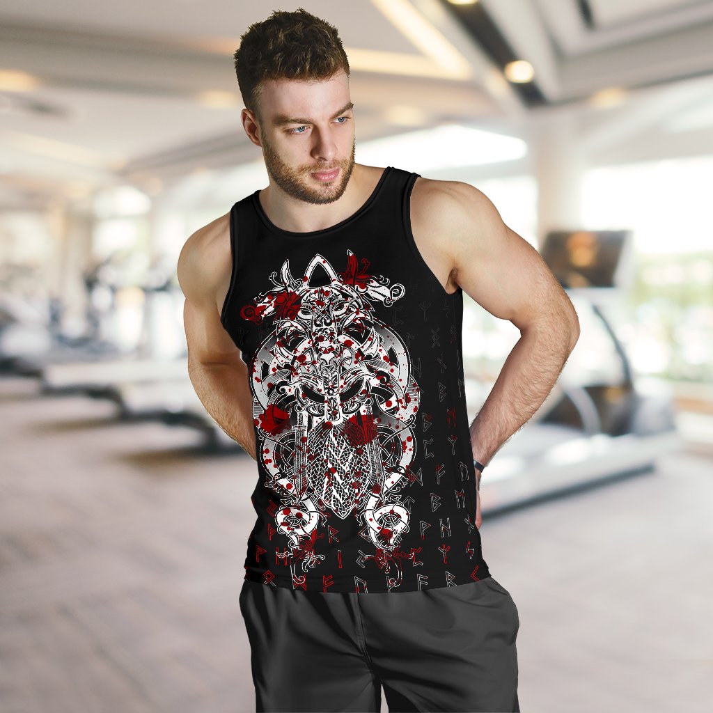 Viking Men's Tank Top Tyr Tattoo Blood