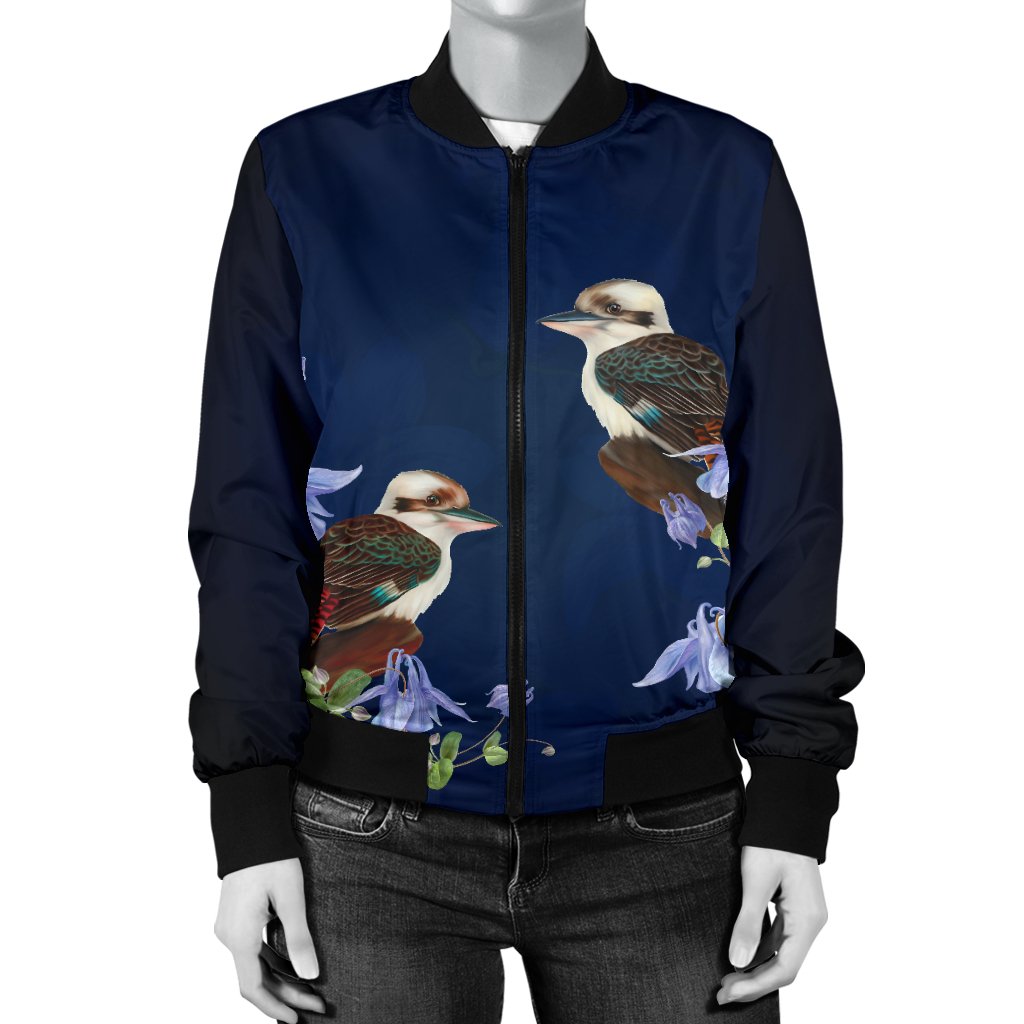 Australia Bomber Jacket - Kookaburra Jacket Royal Bluebell