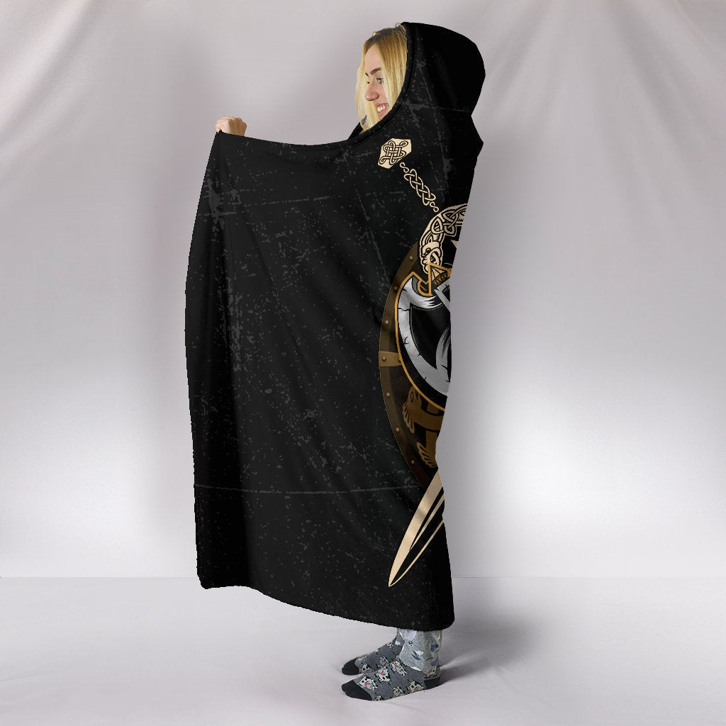 Viking Hooded Blanket Lion