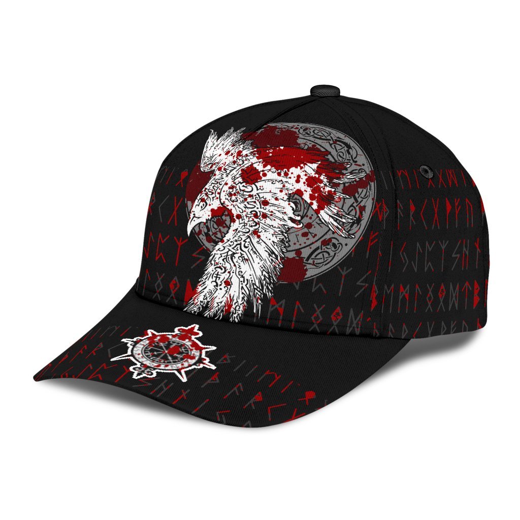 Viking Classic Cap Mystical Raven Tattoo Blood