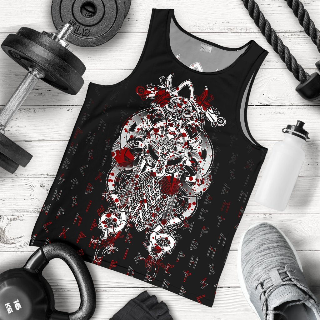 Viking Men's Tank Top Tyr Tattoo Blood