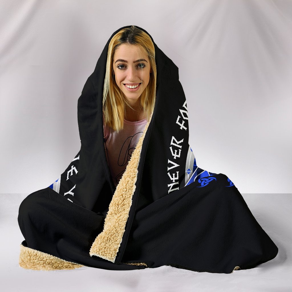 Viking Hooded Blanket Family Mom and Daughter