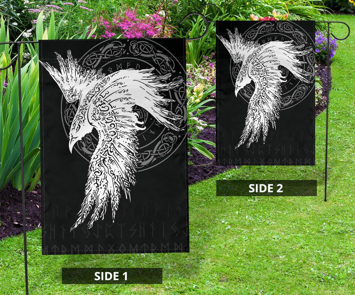 Viking Garden Flag Mystical Raven Tattoo Special