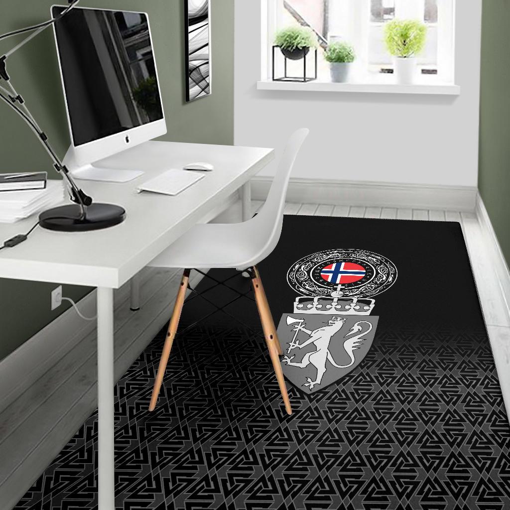 Viking Area Rug - Norway Coat Of Arms