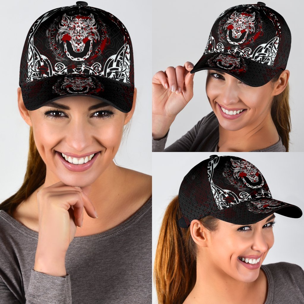 Viking Classic Cap Fenrir Viking Blood 3D