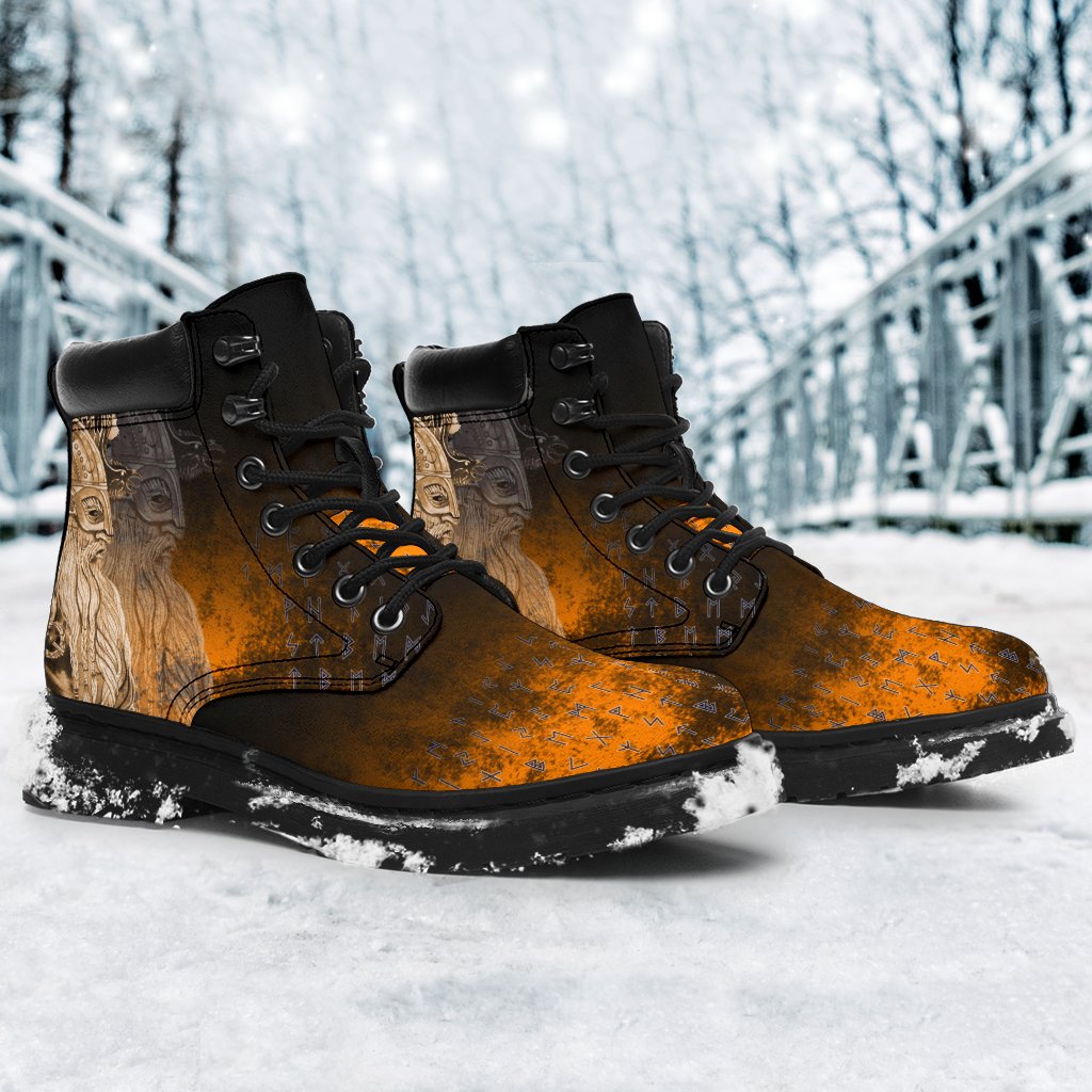 Viking All Season Boots Odin Raven Viking Gold