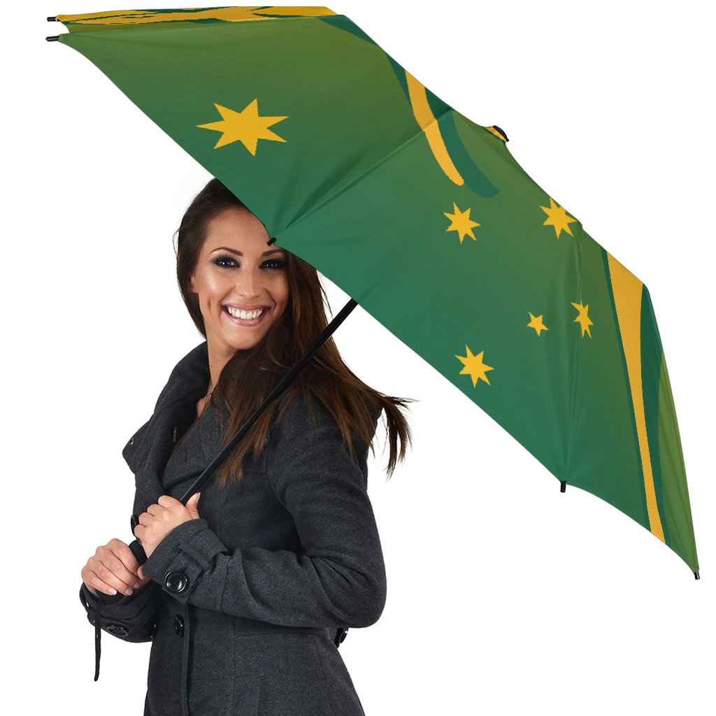 Umbrellas - Australian Coat Of Arm Umbrellas Kangaroo