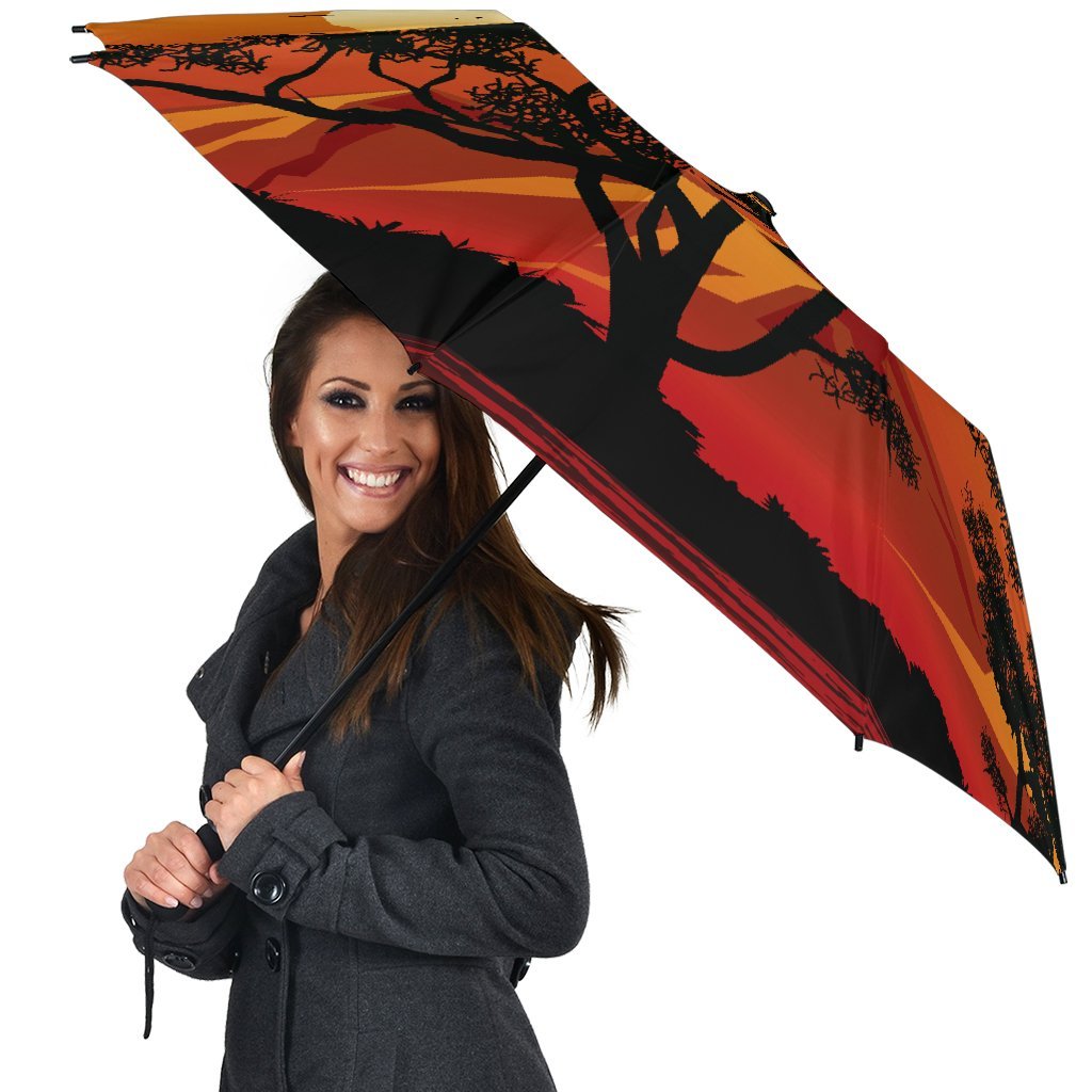 Umbrellas - Sunset And Tree In Australia