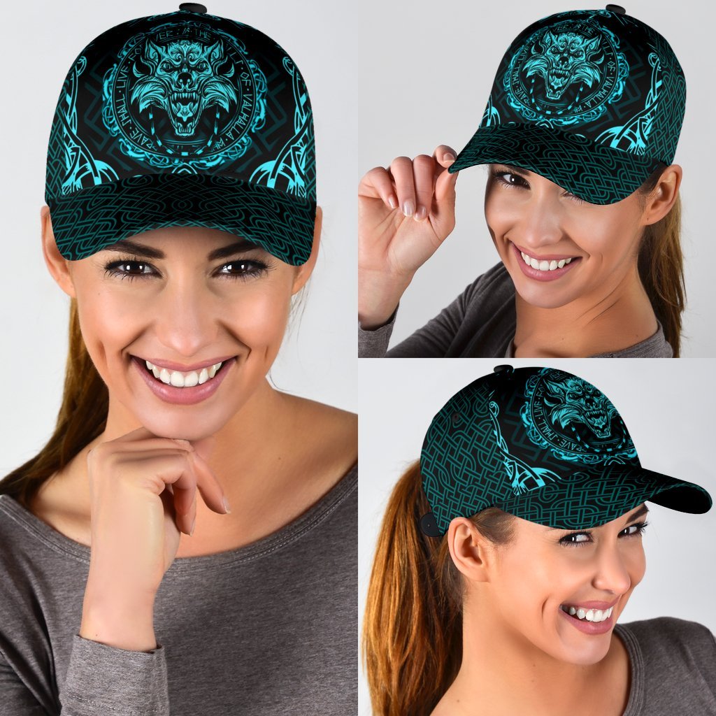 Viking Classic Cap Fenrir Viking Cyan 3D