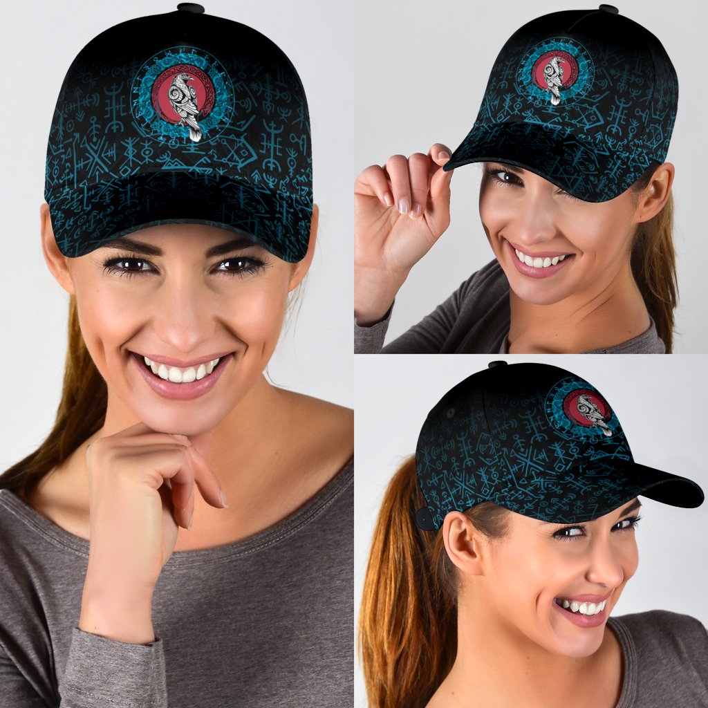 Viking Classic Cap - Raven Celtic Cyan