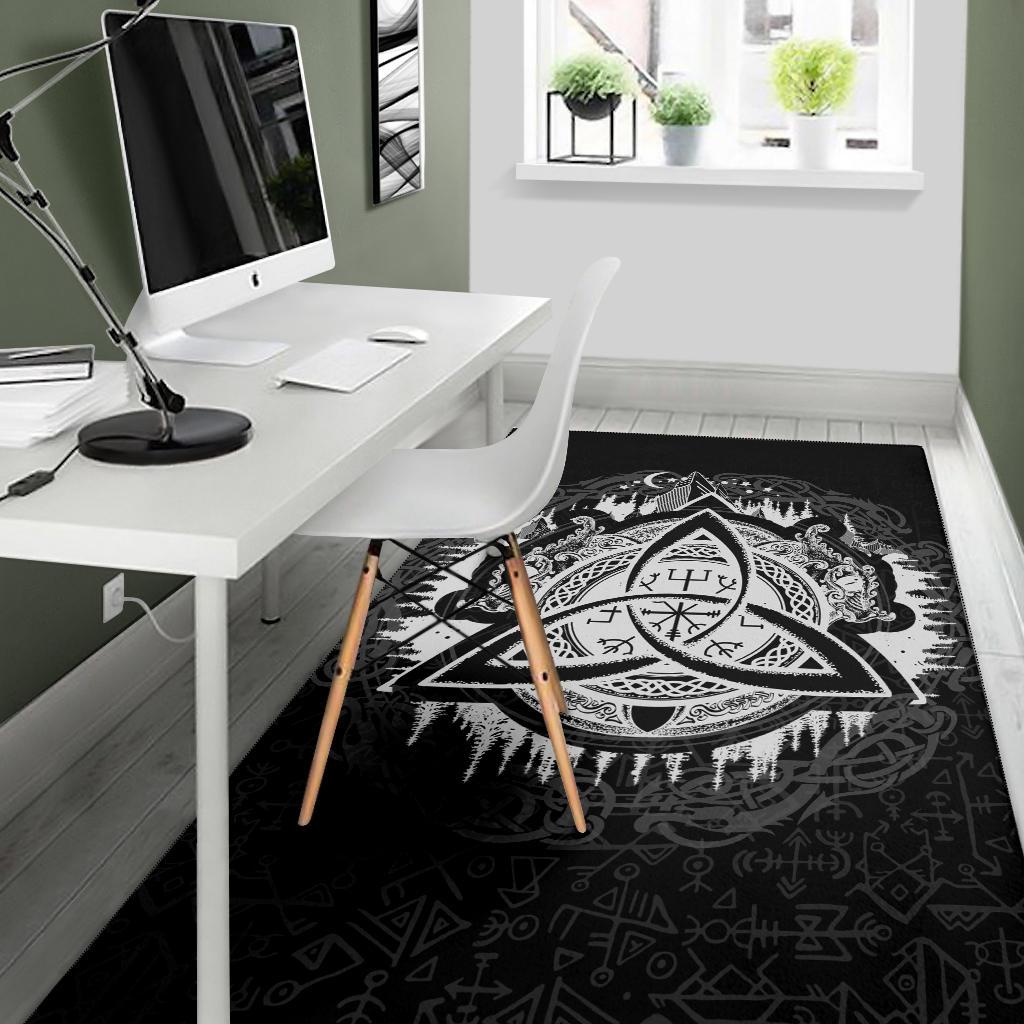 Viking Area Rug Dragon Celtic