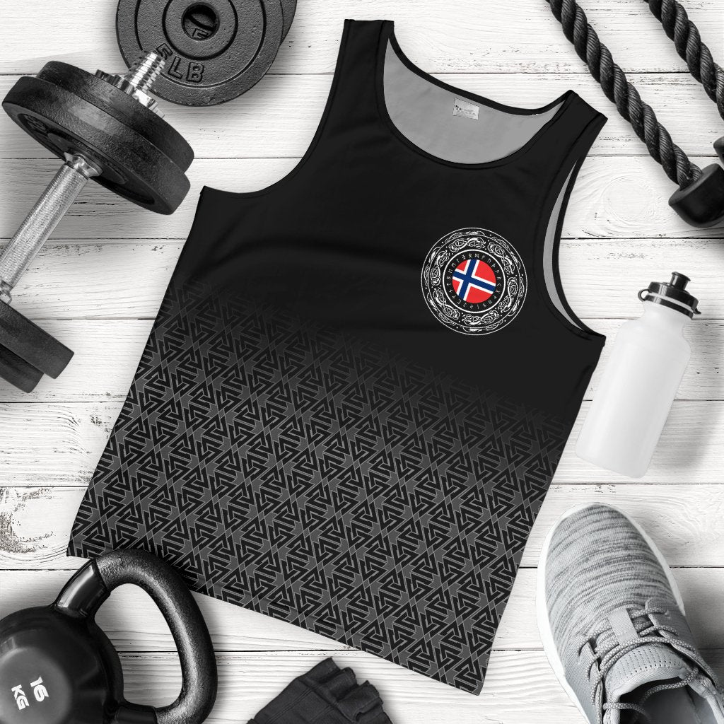 Viking Men's Tank Top Norway Coat Of Arms