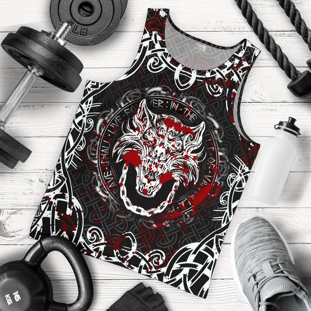 Viking Men's Tank Top Fenrir Viking Blood 3D