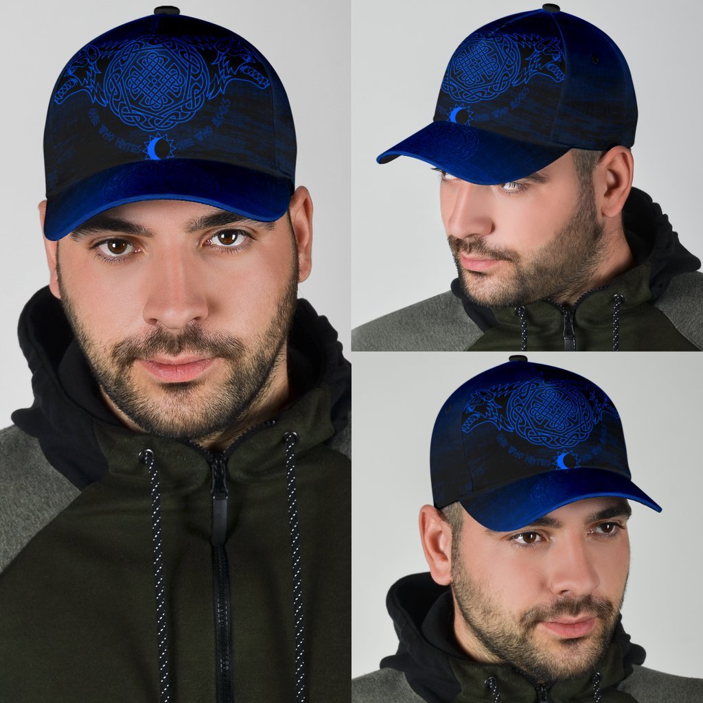 Viking Classic Cap Skoll And Hati Blue