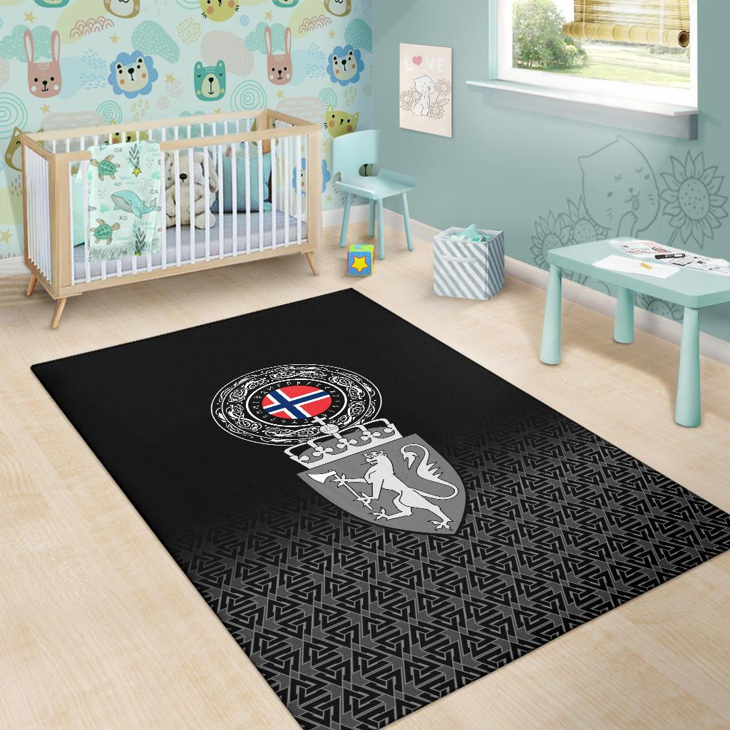 Viking Area Rug - Norway Coat Of Arms