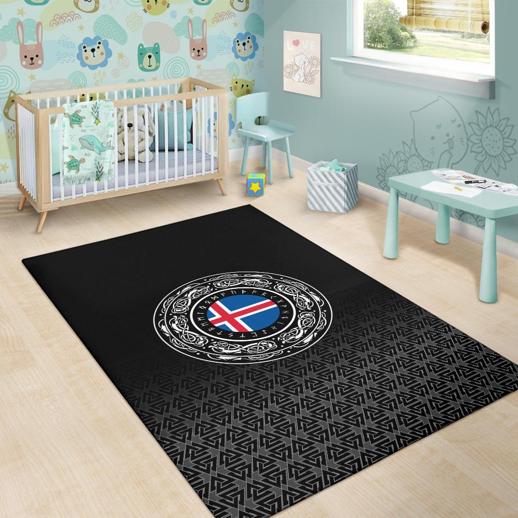 Viking Area Rug - Iceland Coat Of Arms