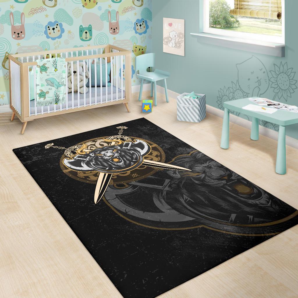 Viking Area Rug Lion