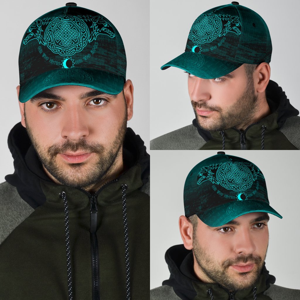 Viking Classic Cap Skoll And Hati Cyan