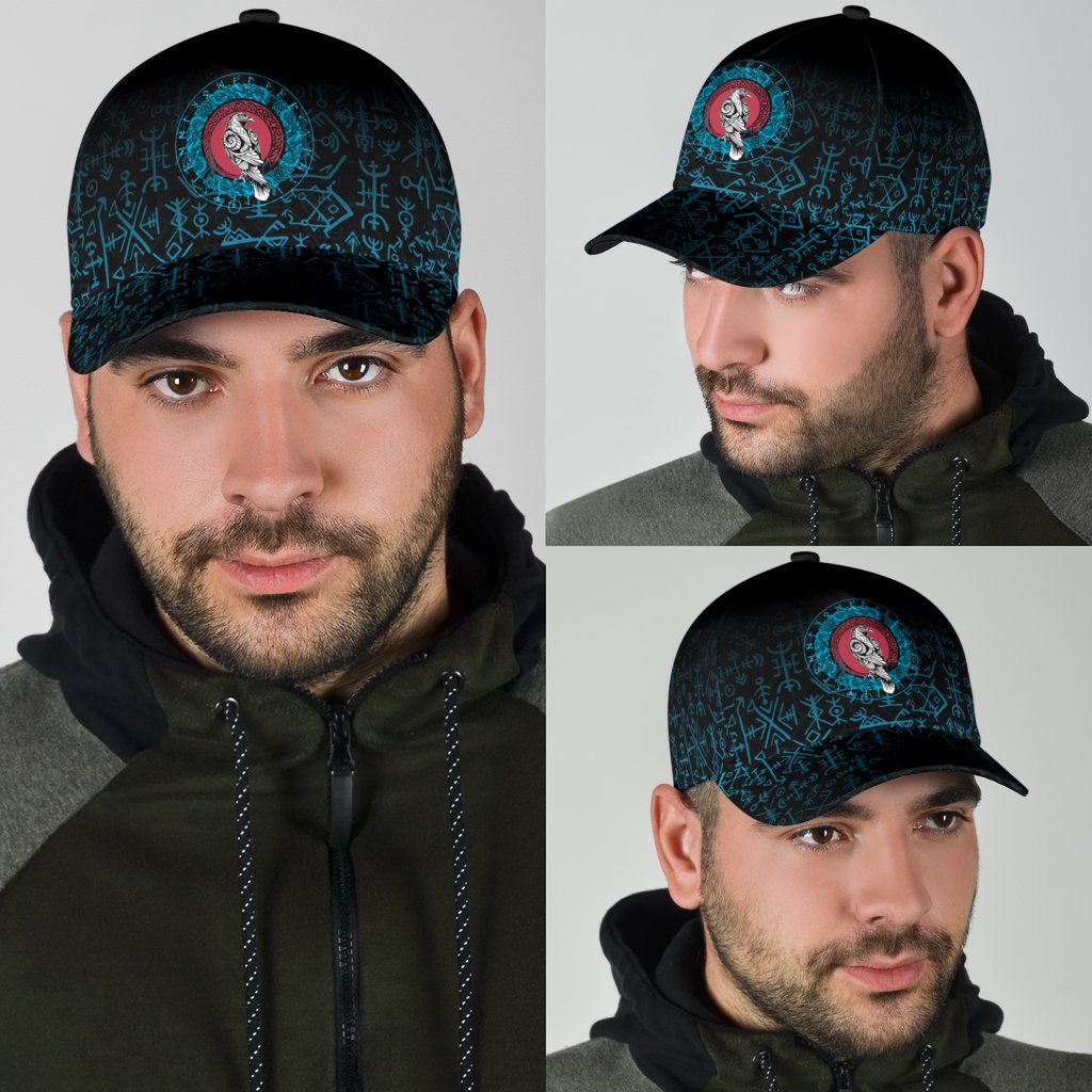 Viking Classic Cap - Raven Celtic Cyan