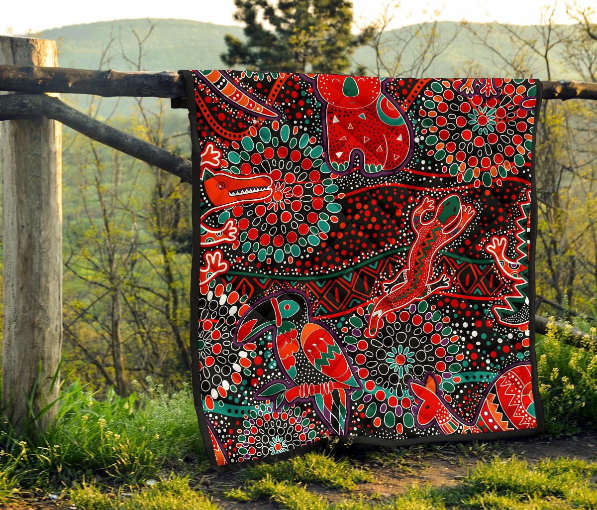 Quilts - Aboriginal Animal & Dot Acrylic Paint