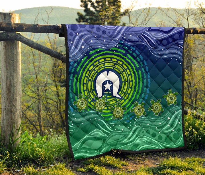 Torres Strait Islanders Premium Quilt - Aboriginal Turtle – To The Closet
