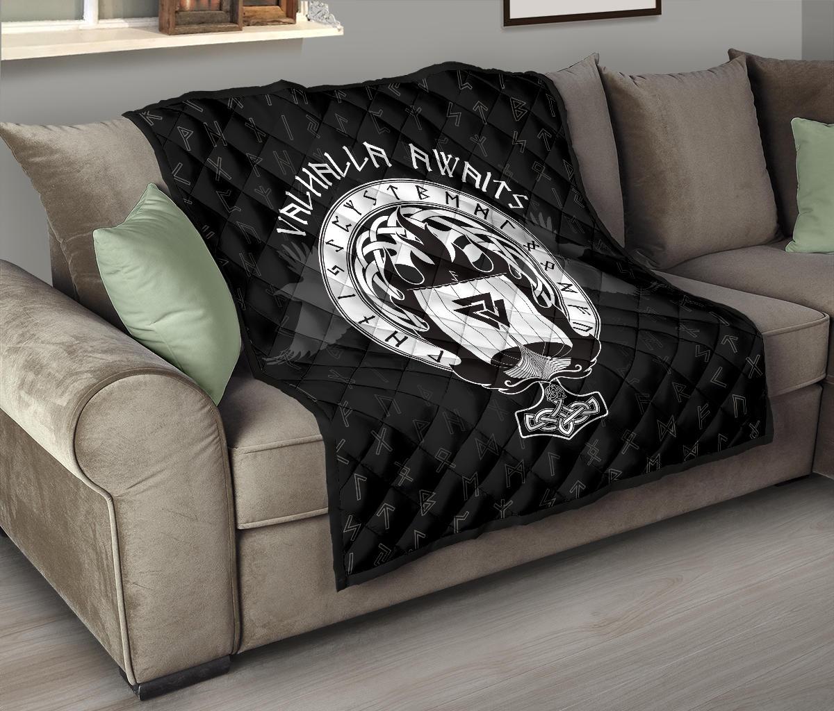 Viking Premium Quilt  Warship Drakkar