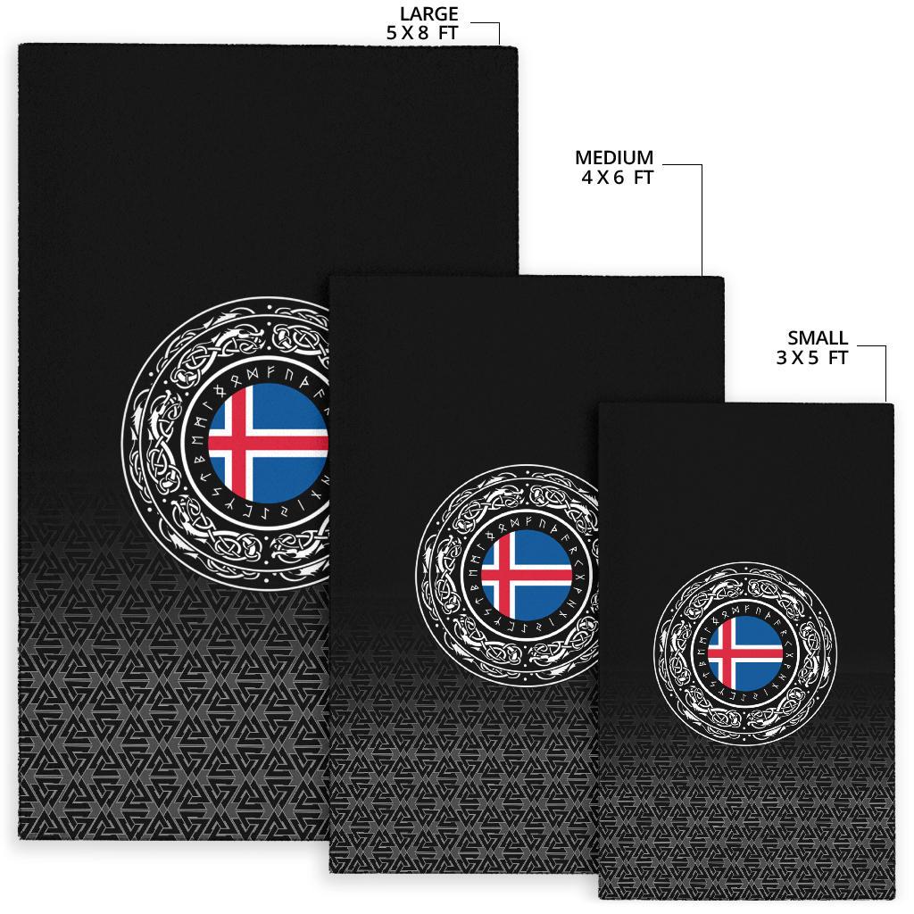 Viking Area Rug - Iceland Coat Of Arms