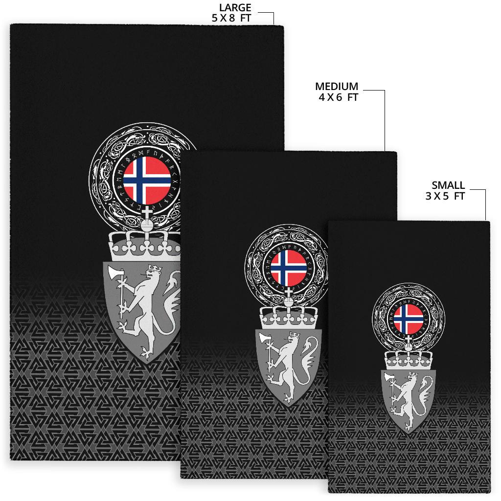 Viking Area Rug - Norway Coat Of Arms