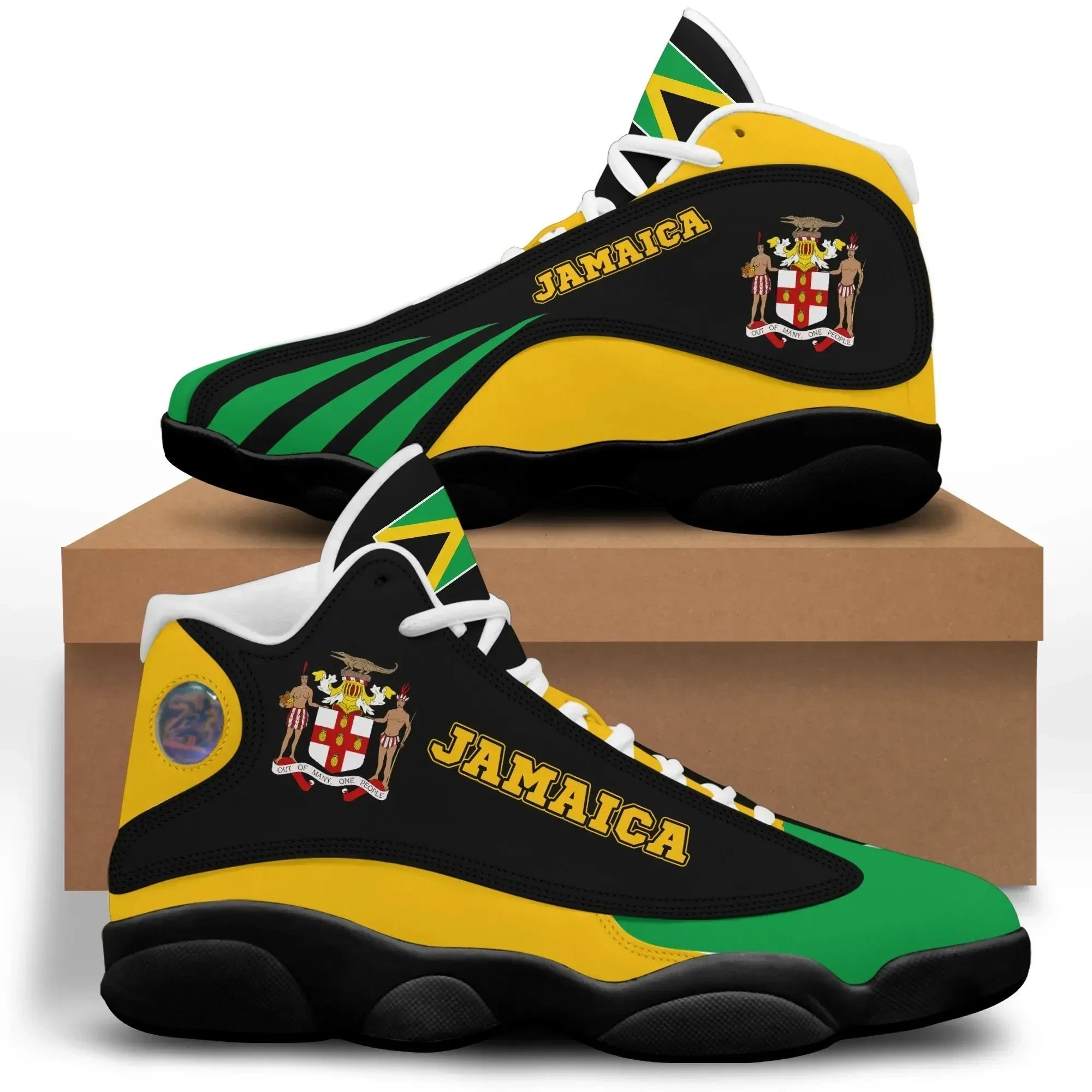 Jamaica Flag High Top Sneakers Special