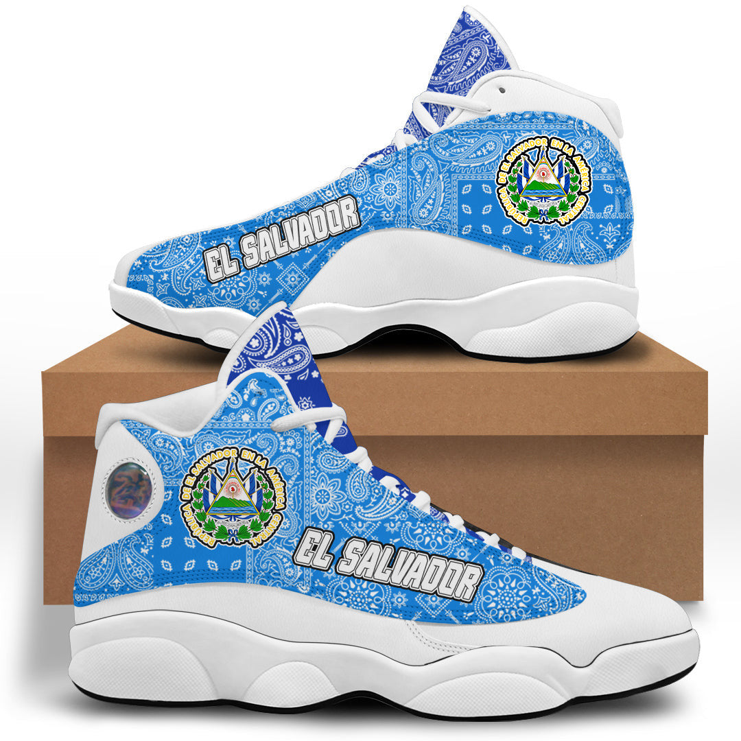 El Salvador Sneakers Jd 13 Paisley Bandana Style