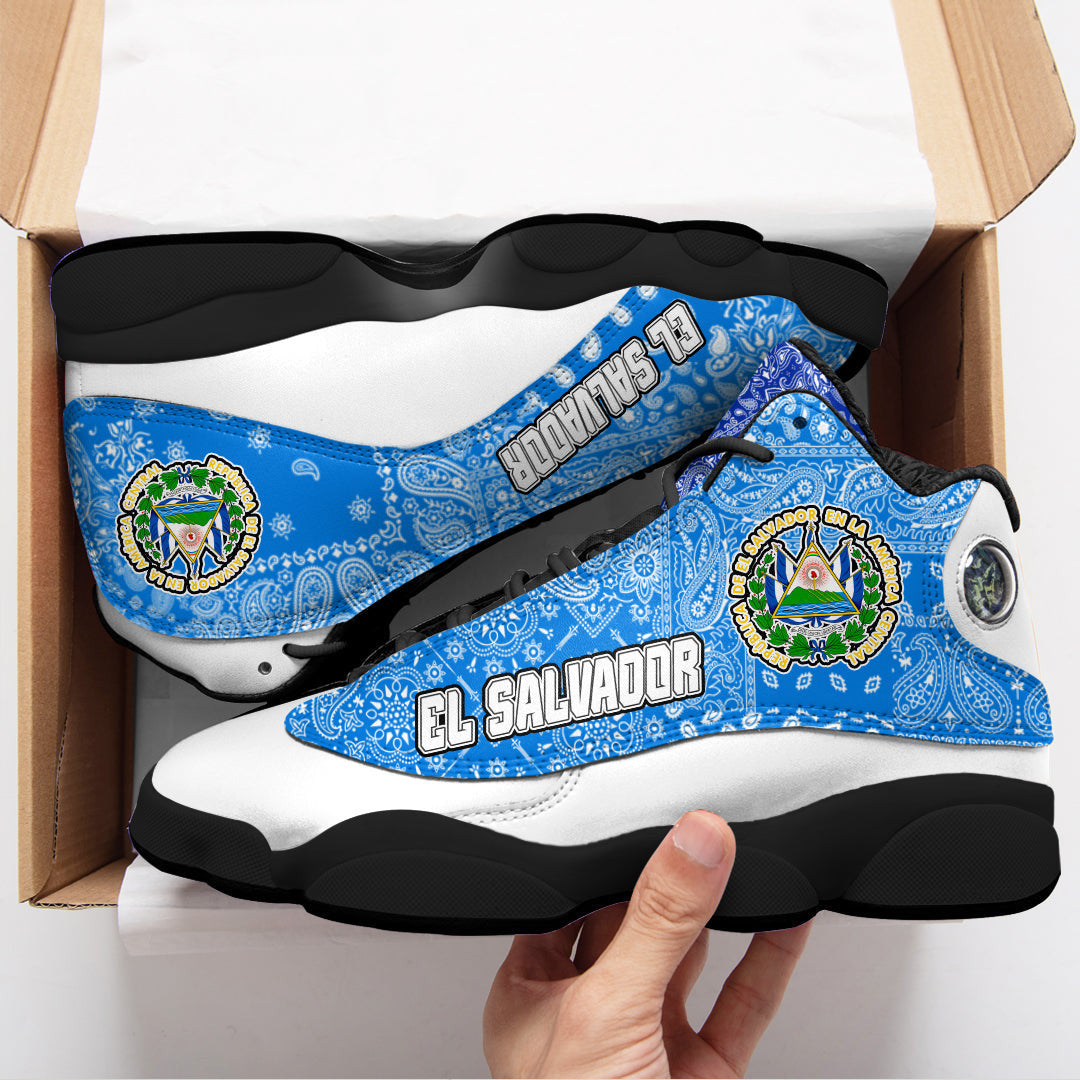 El Salvador Sneakers Jd 13 Paisley Bandana Style