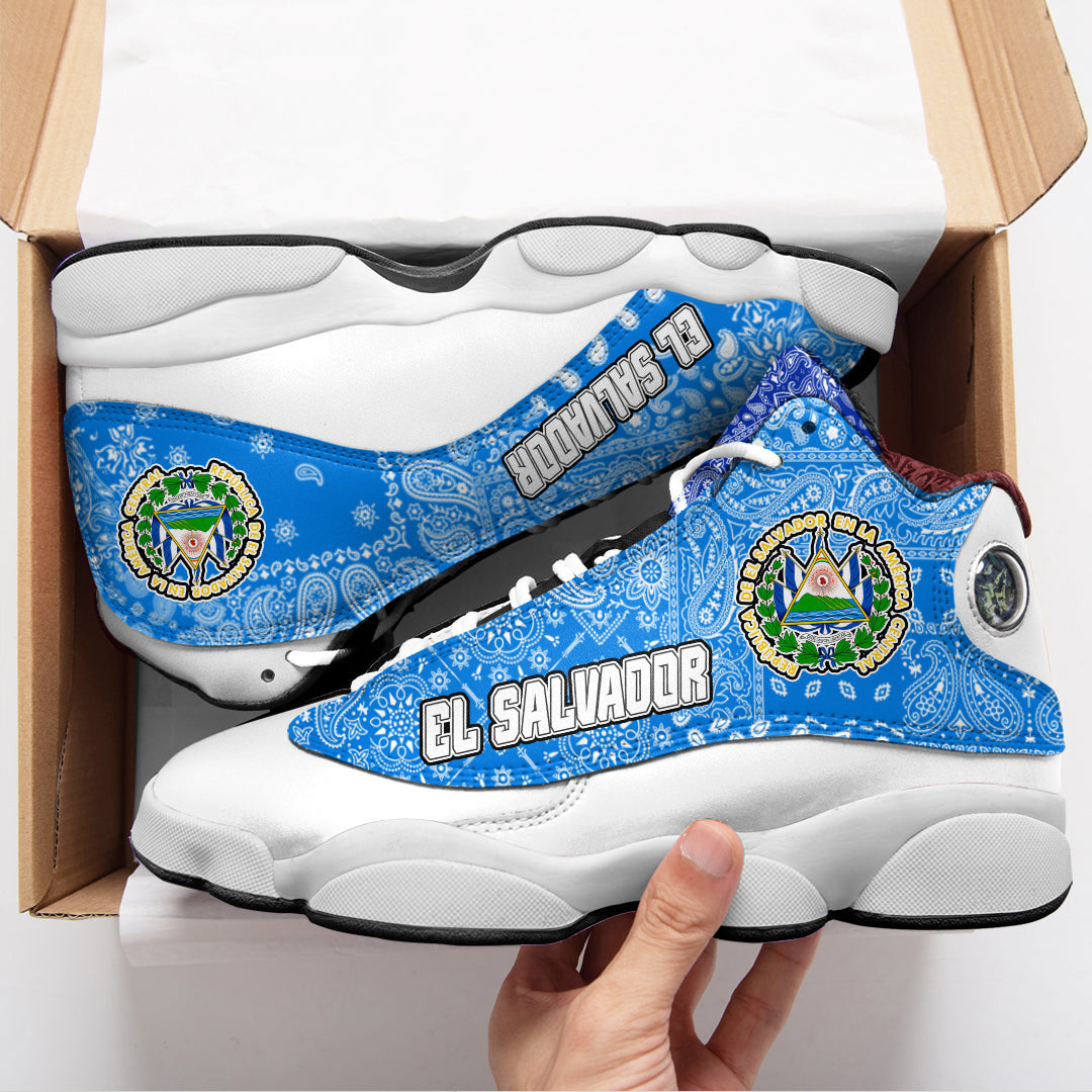 El Salvador Sneakers Jd 13 Paisley Bandana Style