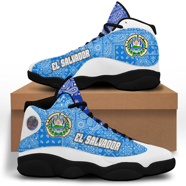 El Salvador Sneakers Jd 13 Paisley Bandana Style