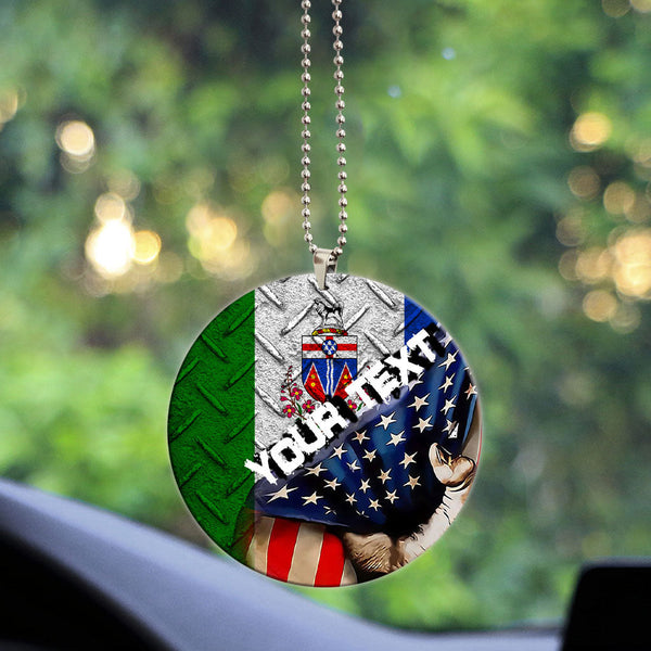 Canada Flag Of Yukon Acrylic Car Ornament America Is A Part My Soul Custom