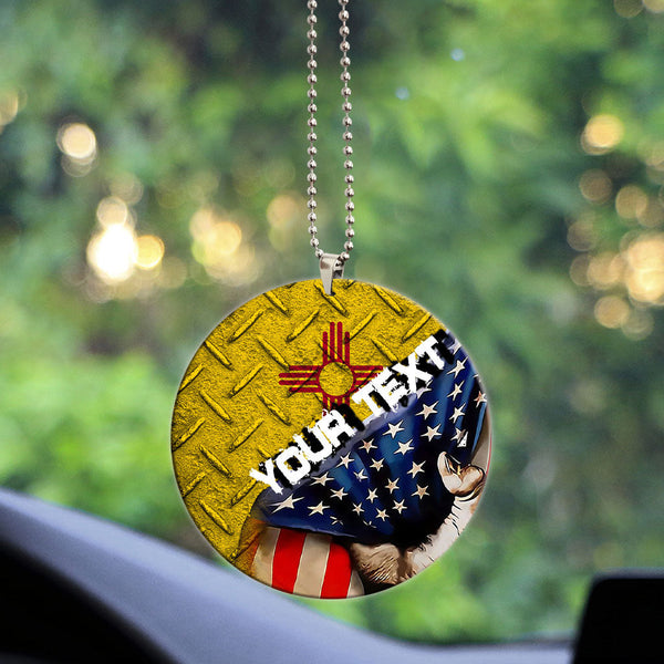 New Mexico Acrylic Car Ornament America Is A Part My Soul Custom