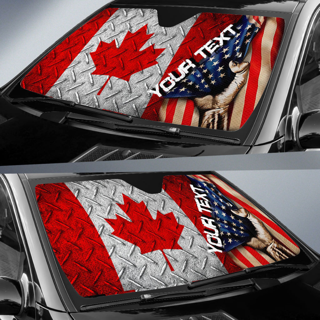 Canada Car Auto Sun Shade America Is A Part My Soul Custom