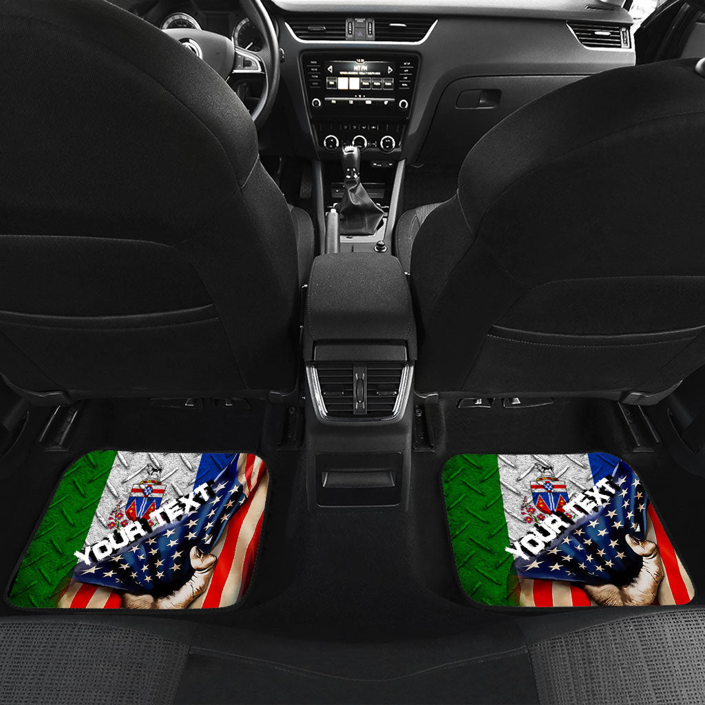 Canada Flag Of Yukon Front & Back Car Mat America Is A Part My Soul Custom