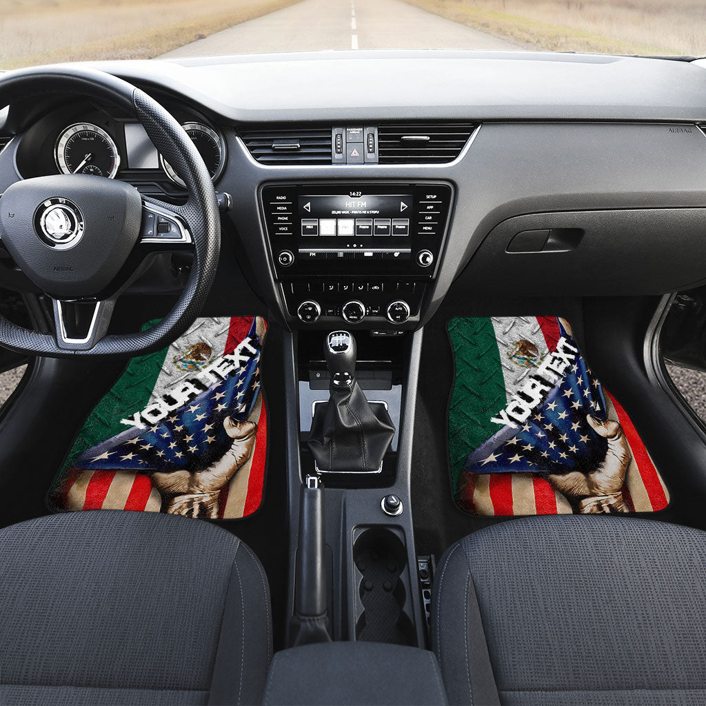 Mexico Front & Back Car Mat America Is A Part My Soul Custom